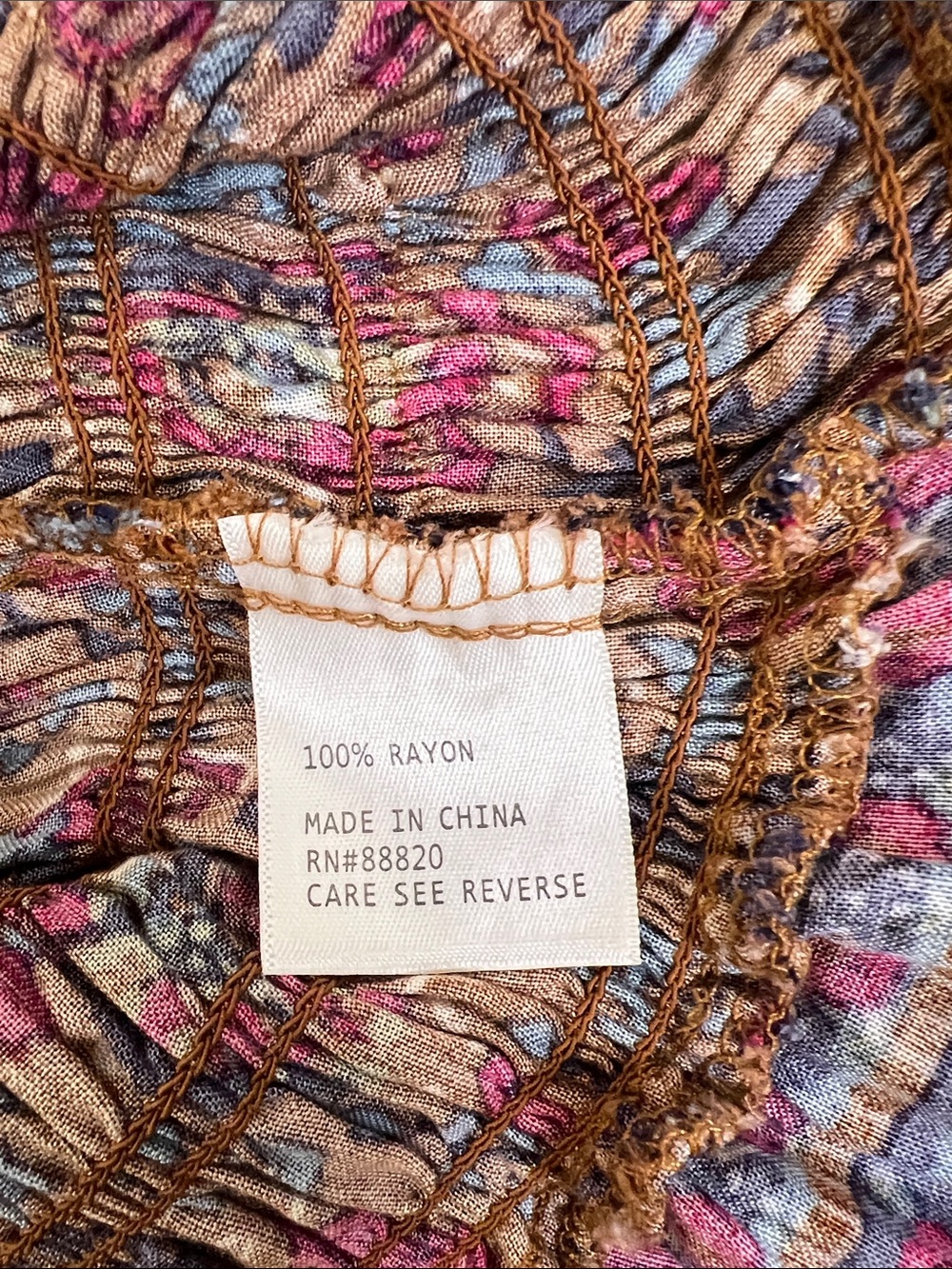 NWT Haute Hippie Floral Boho Top Size Medium - Picture 6 of 7